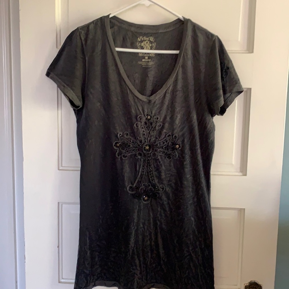 Velvet Stone shirt sleeve shirt size M